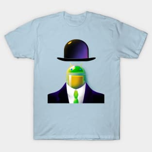 The android in the Bowler Hat T-Shirt